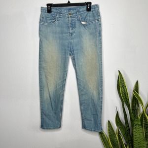 Helmut Lang Belted Acid Wash Jeans 25